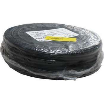 VMVL 2 x 1 mm2 Huishoudsnoer Rond Zwart 100 Meter