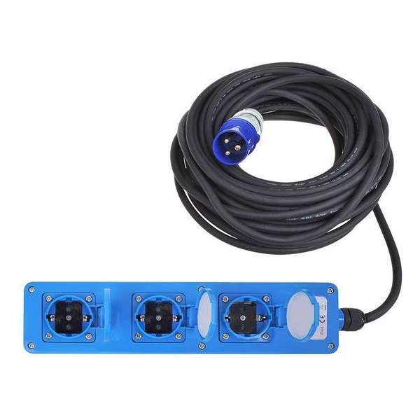 Pro+ CEE 3-weg Schuko Stekkerdoos 20 Meter Pro+ CEE 3-weg Schuko Stekkerdoos 20 Meter