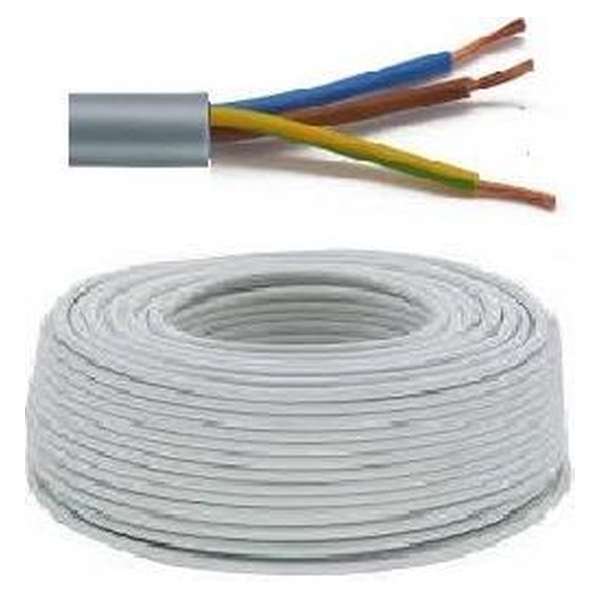 Flexibele VTMB 4G1,5 kabel (H05VV-F) - per meter of op rol - VTMB4G15GR - Grijs Flexibele VTMB 4G1,5 kabel (H05VV-F) - per meter of op rol - VTMB4G15GR - Grijs