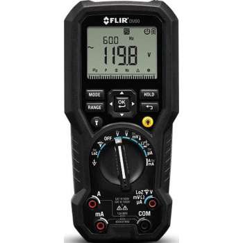 FLIR DM90: FLIR TRMS digitale multimeter met type K