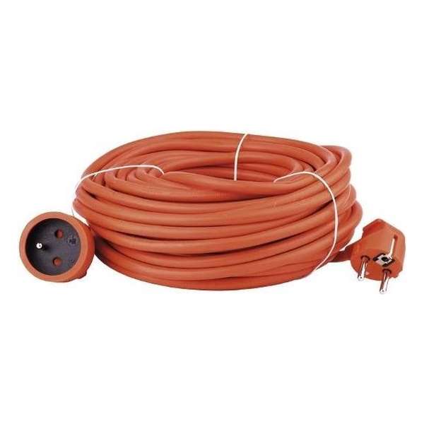 Rubber verlengkabel 40 meter oranje Rubber verlengkabel 40 meter oranje