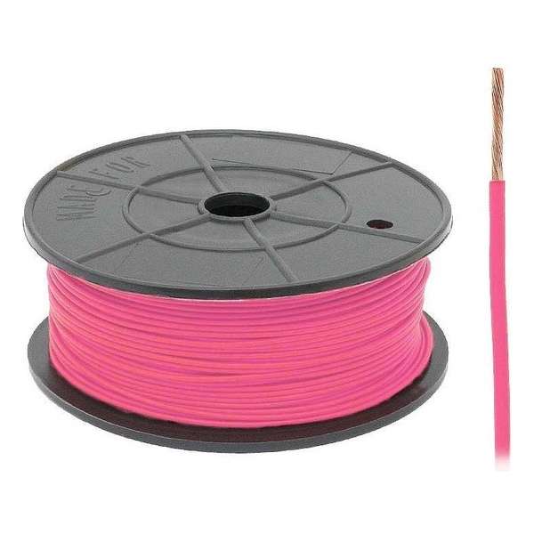 FLRY -B kabel - 1x 0,75mm - Licht Roze - Rol 100 meter FLRY -B kabel - 1x 0,75mm - Licht Roze - Rol 100 meter