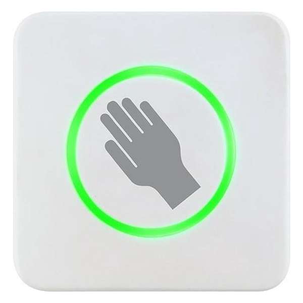 CleanSwitch LED aanraakvrije schakelaar opdruk hand CleanSwitch LED aanraakvrije schakelaar opdruk hand