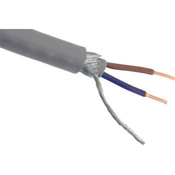 Grondkabel XMvK-as - Buitenkabel - Installatiekabel ondergronds gebruik - 2 x 2.5 mm² - 100 meter - Grijs
