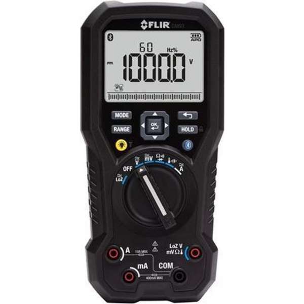 FLIR DM93: FLIR zeer nauwkeurige digitale multimeter met VFD-modus FLIR DM93: FLIR zeer nauwkeurige digitale multimeter met VFD-modus