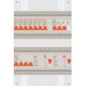 3 fase groepenkast met 7 licht groepen en 1 krachtgroep