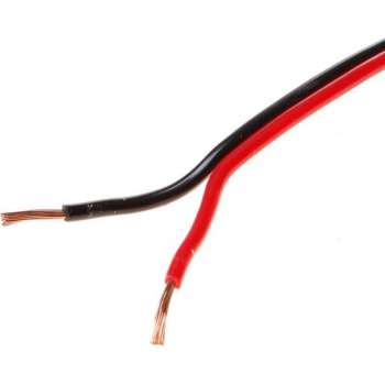 Rc luidsprekersnoer rood/zwart 2 x 1.5mm