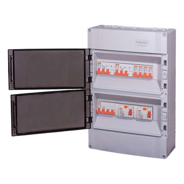 3 fase groepenkast met 4 licht groepen en 2 krachtgroepen 3 fase groepenkast met 4 licht groepen en 2 krachtgroepen
