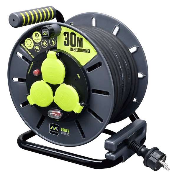 Pro-XT Tuin-kabelhaspel 30 m zwart Pro-XT Tuin-kabelhaspel 30 m zwart