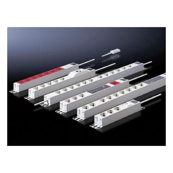Rittal Steckdosenleiste 48,3cm 12fach ohne Schalter 230V/16A Rittal Steckdosenleiste 48,3cm 12fach ohne Schalter 230V/16A