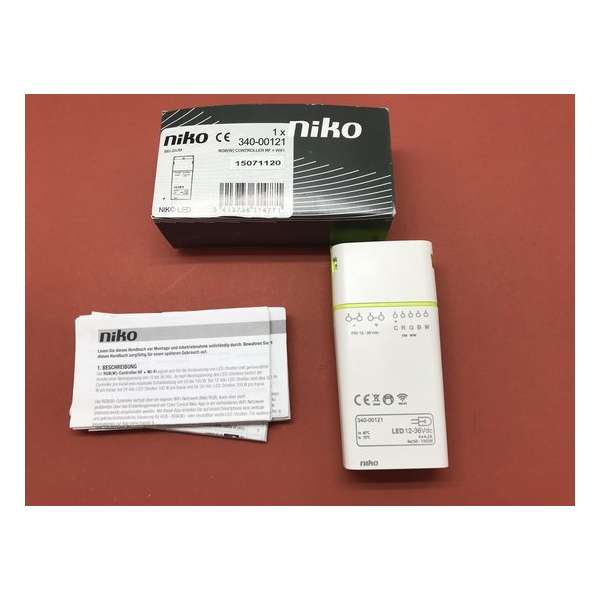 NIKO 34000121 LED RGB CONTROLLER NIKO 34000121 LED RGB CONTROLLER