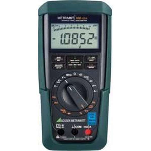 Gossen Metrawatt METRAHIT AM X-TRA Multimeter Kalibratie (DAkkS) Digitaal CAT III 1000 V, CAT IV 600 V Weergave (counts): 12000 Gossen Metrawatt METRAHIT AM X-TRA Multimeter Kalibratie (DAkkS) Digitaal CAT III 1000 V, CAT IV 600 V Weergave (counts): 12000