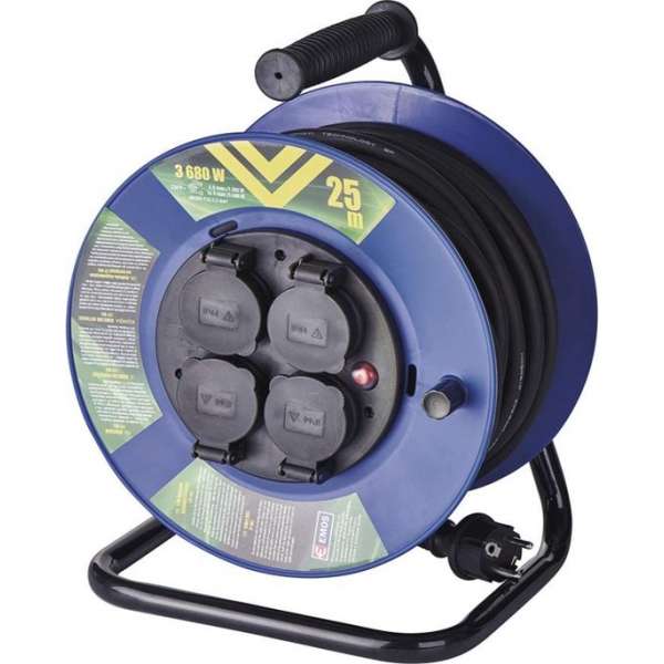 Kabelhaspel 3x2 5 IP44 4 Stopcontacten Buiten Cable Reel Kabelhaspel 3x2 5 IP44 4 Stopcontacten Buiten Cable Reel