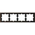 Afdekraam D-Life 4V - Metaal Mocca - Systeem Design - Schneider Electric - MTN4040-6552