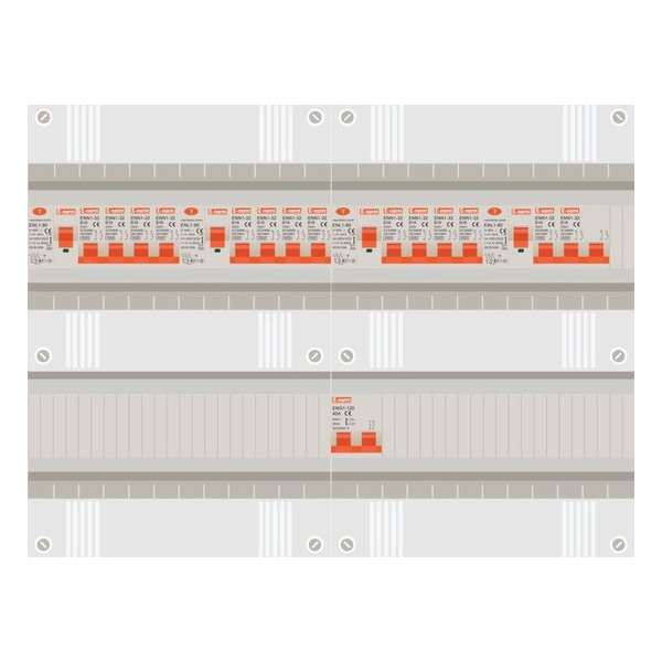 1 fase groepenkast met 13 licht groepen en kookgroep 1 fase groepenkast met 13 licht groepen en kookgroep