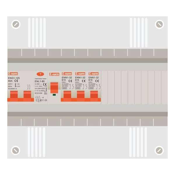 1 fase uitbreidingskast met 3 licht groepen 1 fase uitbreidingskast met 3 licht groepen