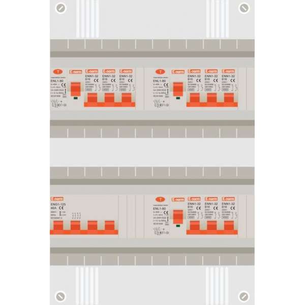 3 fase groepenkast met 9 licht groepen 3 fase groepenkast met 9 licht groepen