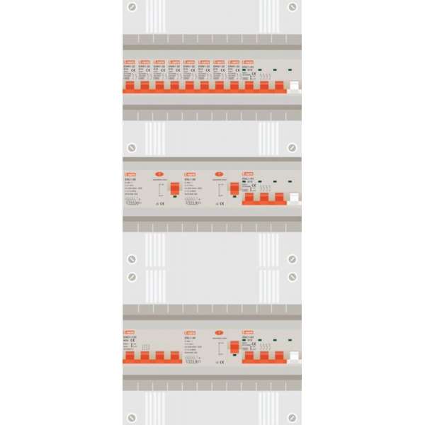 3 fase groepenkast met 8 licht groepen en 3 krachtgroepen 3 fase groepenkast met 8 licht groepen en 3 krachtgroepen
