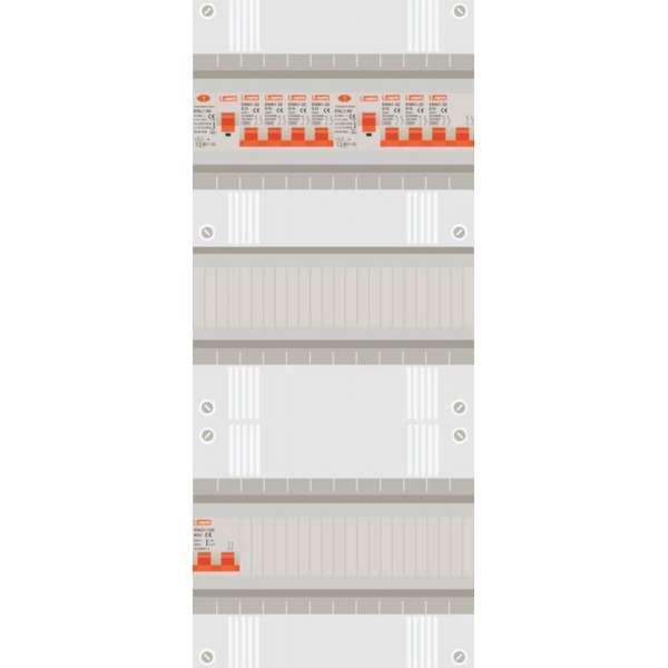 1 fase groepenkast met 6 licht groepen en kookgroep 1 fase groepenkast met 6 licht groepen en kookgroep