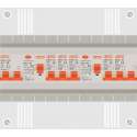 1 fase groepenkast met 4 licht groepen en kookgroep