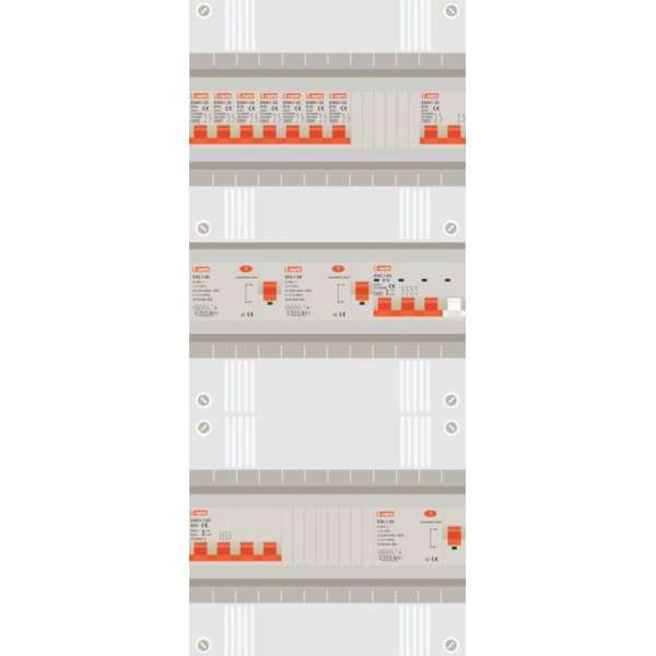 3 fase groepenkast met 7 licht groepen, kookgroep en 1 krachtgroep 3 fase groepenkast met 7 licht groepen, kookgroep en 1 krachtgroep