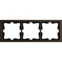 Afdekraam D-Life 3V - Metaal Mocca - Systeem Design - Schneider Electric - MTN4030-6552