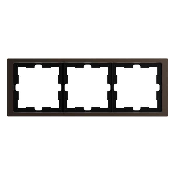 Afdekraam D-Life 3V - Metaal Mocca - Systeem Design - Schneider Electric - MTN4030-6552 Afdekraam D-Life 3V - Metaal Mocca - Systeem Design - Schneider Electric - MTN4030-6552
