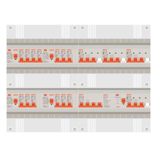 3 fase groepenkast met 13 licht groepen en 4 krachtgroepen 3 fase groepenkast met 13 licht groepen en 4 krachtgroepen
