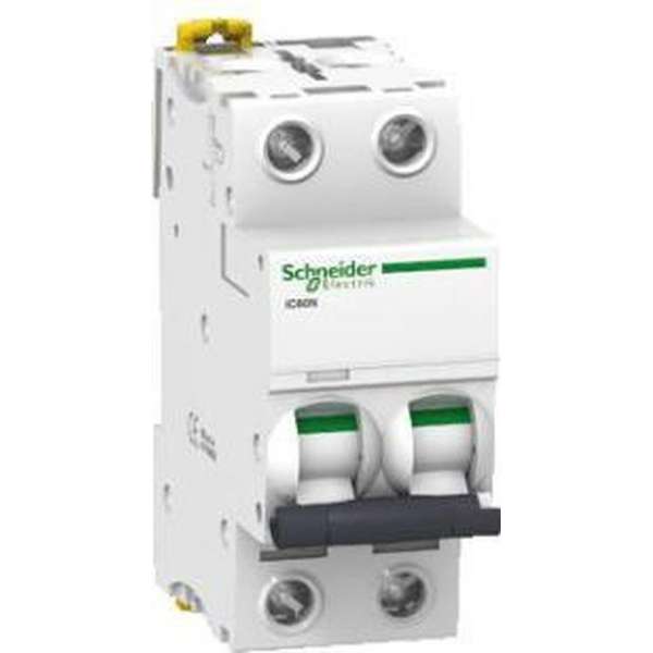 Schneider Electric Merlin Gerin Installatieautomaat A9F74201 SE IC60N 2P C1 Schneider Electric Merlin Gerin Installatieautomaat A9F74201 SE IC60N 2P C1