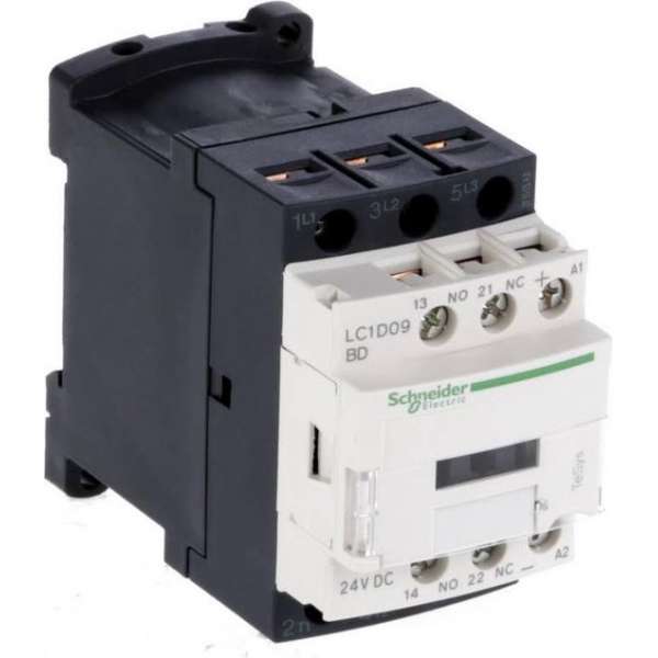 Schneider Electric LC1D09BD Contactor 1x NO, 1x NC 1 stuk(s) Schneider Electric LC1D09BD Contactor 1x NO, 1x NC 1 stuk(s)