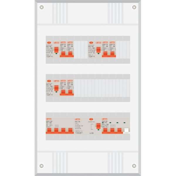 3 fase groepenkast met 6 licht groepen en 1 krachtgroep 3 fase groepenkast met 6 licht groepen en 1 krachtgroep