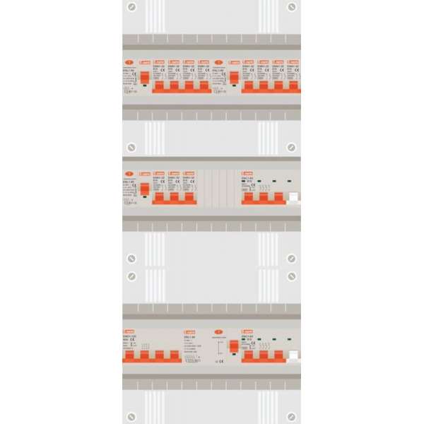 3 fase groepenkast met 11 licht groepen en 2 krachtgroepen 3 fase groepenkast met 11 licht groepen en 2 krachtgroepen