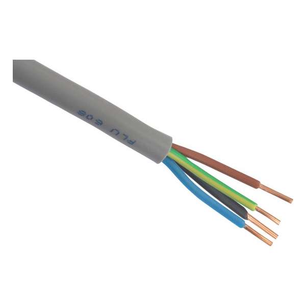 BUITENKABEL XMVK 4X2.5 GRIJS 100M