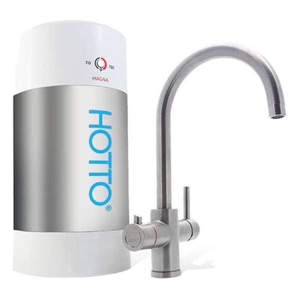 Boiler 8L + Arco kraan RVS - combiset Arco - RVS Boiler 8L + Arco kraan RVS - combiset Arco - RVS