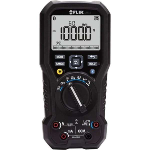 Flir DM93: TRMS industriële digitale multimeter Flir DM93: TRMS industriële digitale multimeter