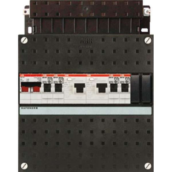 ABB groepenkast 1 fase met 4 groepen en afmetingen 220x220 mm ABB groepenkast 1 fase met 4 groepen en afmetingen 220x220 mm