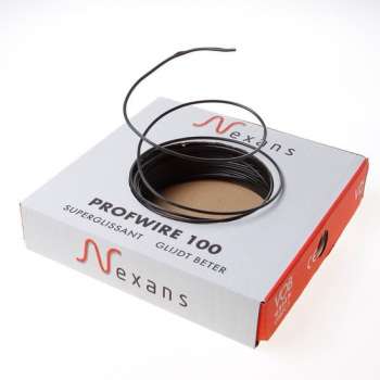 Nexans Profwire kabel installatiedraad zwart 1.5mm²