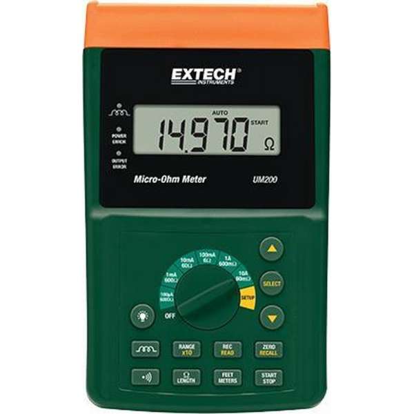 EXTECH UM200: Hoge resolutie Micro-Ohm Meter