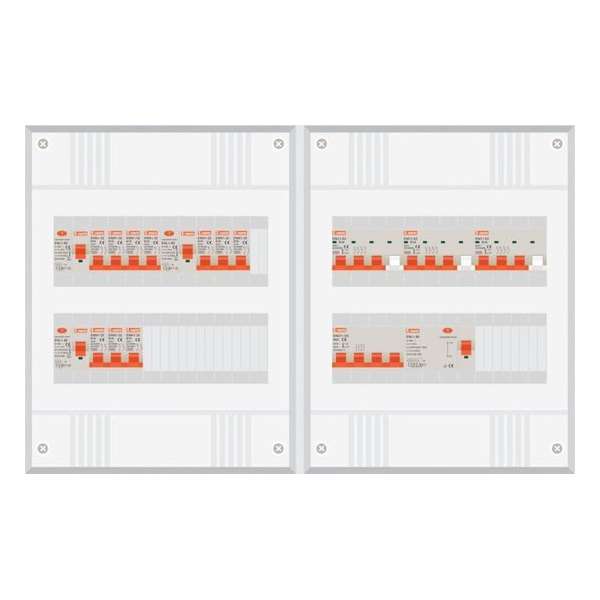 3 fase groepenkast met 10 licht groepen en 3 krachtgroepen 3 fase groepenkast met 10 licht groepen en 3 krachtgroepen