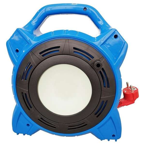 Ethos verlengkabel 10m+kabelhaspel+werklamp 20W Ethos verlengkabel 10m+kabelhaspel+werklamp 20W