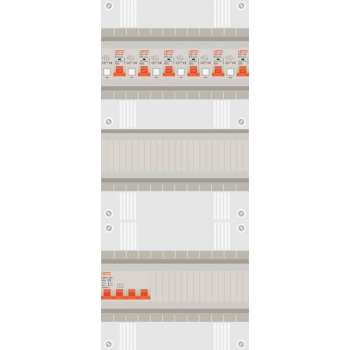 3 fase groepenkast met 6 aardlekautomaten