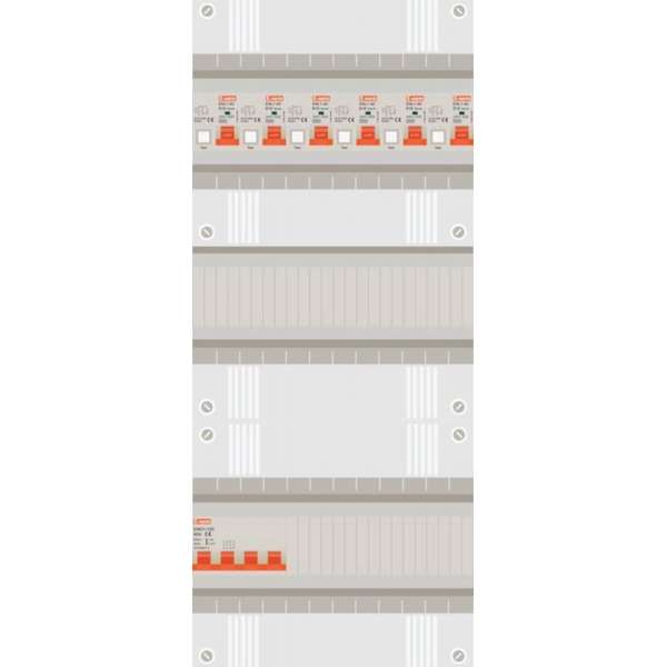 3 fase groepenkast met 6 aardlekautomaten 3 fase groepenkast met 6 aardlekautomaten