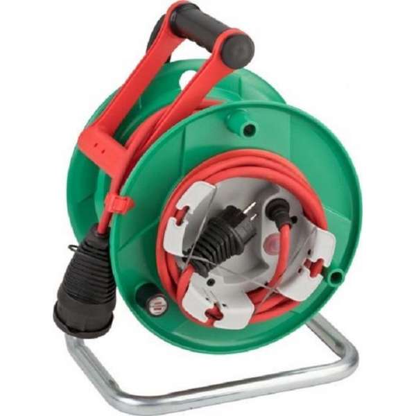 Kabeltrommel stekkerdoos Garant Bretec 240 25m rood IP44 Kabeltrommel stekkerdoos Garant Bretec 240 25m rood IP44