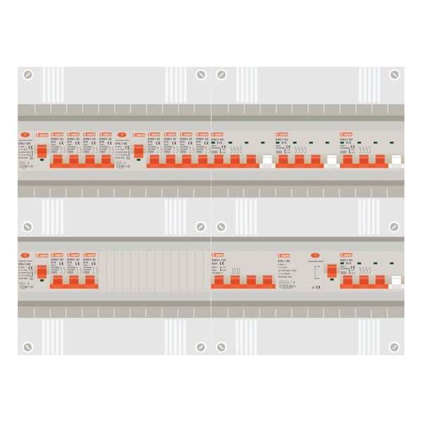 3 fase groepenkast met 11 licht groepen en 4 krachtgroepen 3 fase groepenkast met 11 licht groepen en 4 krachtgroepen