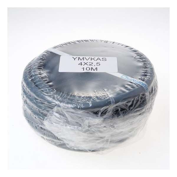 Algemeen Grondkabel ymvkas 4 x 2.5mm² x 10 meter (Prijs per stuk) Algemeen Grondkabel ymvkas 4 x 2.5mm² x 10 meter (Prijs per stuk)