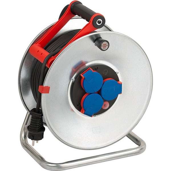 Brennenstuhl 1198590 Buiten 3AC-uitgang(en) 50m Blauw, Rood, Roestvrijstaal power uitbreiding Brennenstuhl 1198590 Buiten 3AC-uitgang(en) 50m Blauw, Rood, Roestvrijstaal power uitbreiding