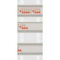 1 fase groepenkast met 8 licht groepen en kookgroep