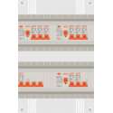 3 fase groepenkast met 7 licht groepen en kookgroep