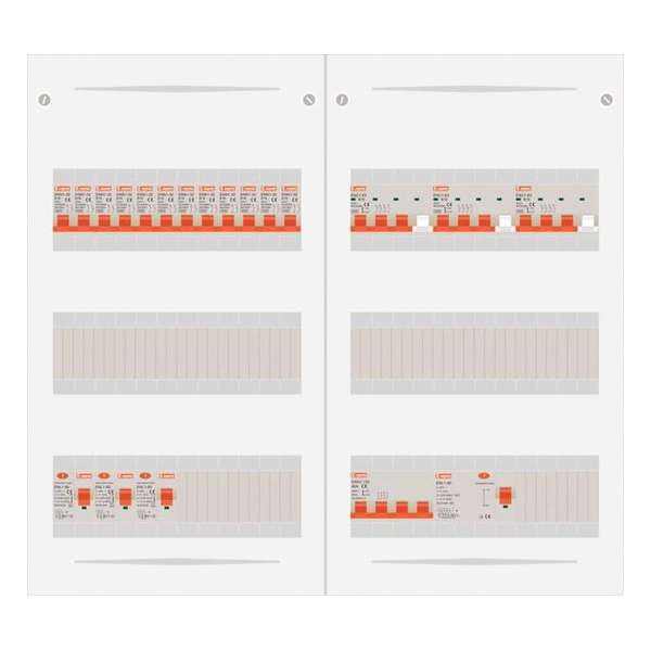 3 fase bedrijfsverdeler 63A met 12 licht groepen en 3 krachtgroepen 3 fase bedrijfsverdeler 63A met 12 licht groepen en 3 krachtgroepen