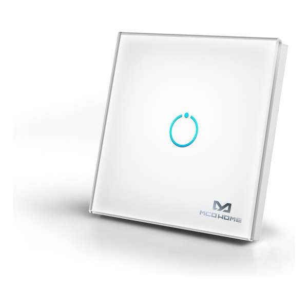 MCO home Schakelaar Z-Wave Plus 1100W Touch Wit MCO home Schakelaar Z-Wave Plus 1100W Touch Wit